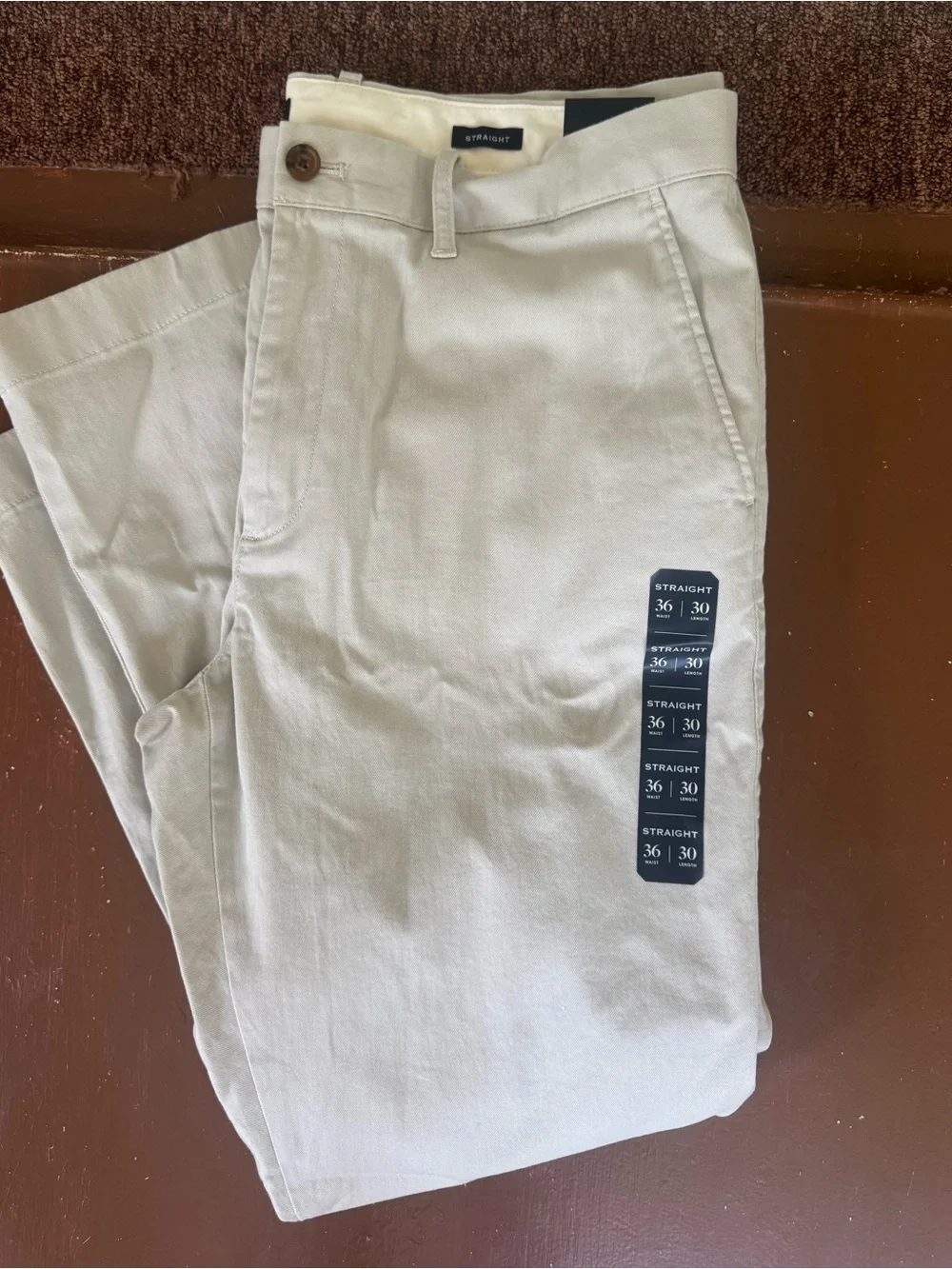 Men’s J. Crew Flex Straight Pants - W36 x L30 color : stone